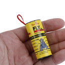 4 Rolls Insect Bug Fly Glue Paper Catcher Trap Ribbon Tape Strip Sticky Flie  Fh