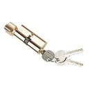 Replacement Brushed Zinc Alloy Cylinder Lock With 3 Keys 90mm