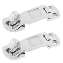 2PCS Stainless Steel Boat Locker Hatch Anti-Rattle Latch Fastener Clamp 90mm