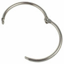 40 Pcs Staple Book Binder 45mm Outer Diameter Loose Leaf Ring Keychain H8S5