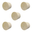 5pcs Laboratory Rubber Plug Stopper Bungs Flask Tapered Tube Plugs 8#