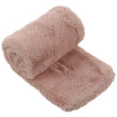 Women's Faux Rabbit Fur Scarf Autumn Winter Scarves Pink