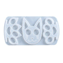 Cat Keychain Pendant Silicone Mold, Crystal Epoxy Mold, Jewelry Making Tools,