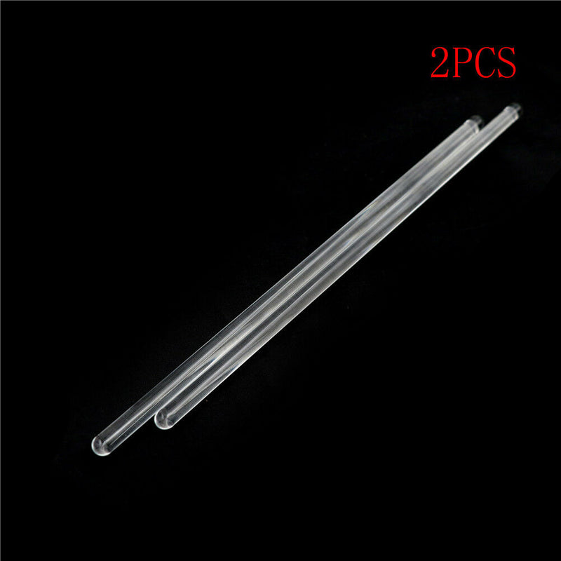 2pcs Lab Use Stir Glass Stirring Rod Laboratory Tool 6*200mm Nw