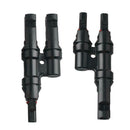 1 Set Solar Panel MC4 T Branch Connectors MFF FMM Wire Photovoltaic Coupler