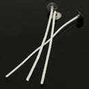 30 Pcs White Candle Wicks Cotton Core Waxed Wick with Sustainer Candle Making