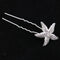 10 Pieces Sea Star Crystal Headpiece Fancy Hair Party Wedding Bride Jewelry