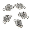 5pcs Flower Shape Bracelet Necklace Clasp Hook Connector Jewelry Findings
