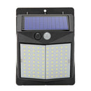 122LED Solar Power PIR Motion Sensor Wall Light Outdoor Garden Street Lamp