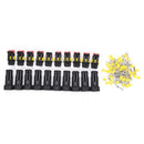 10 Kits 2 Pin Way Sealed Waterproof Electrical Wire Connector Plug Car Auto Z