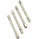 4x Chrome Tyre Wheel Valve Extension Extender Caps Stem For Car Truck Van
