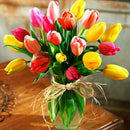 Flower arranging 5D DIY diamond Painting flowers Cross Stitch diamond embro W8N9