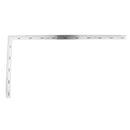 2pcs Square Stainless Steel Measuring Ruler Precision  Carpenter Tool