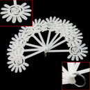 New 120 Tips Nail Art Design Wheel Flower Shape Board Practice Display Fan