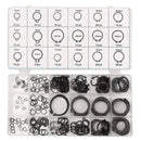 300 Piece C-Clips External Snap Ring Black Washer Hardware Cir Clip Retaini