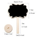 10x Blackboard Wood Mini Message Board With Stand For Wedding Sign