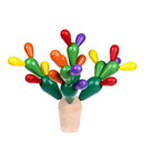 Prickly Pear Cactus Wooden Blocks Mosaic Puzzle Assembling Demolition Toys A