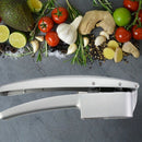 1X(Garlic Press & Slicer 2 In 1 Aluminium Garlic & Ginger Mincer And Slicer