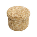 Wheat Straw Woven Storage Basket Storage Basket Innovative Basket Rustic Na