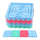 4Pcs Portable Pet Dog Puppy Bowls Non-Slip Suction Cups Design Food Feeder Effic