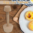 Wooden Tart Tamper Double Side Pastry Egg Pusher Baking Kitchen Mould Tool