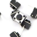 20pcs 2 pins Middle Feet 6*6*5mm Switch Tactile Push Button Switches lj