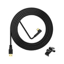 16FT With Fixing Clip VR Headset Accessories Black Link Cable for Oculus Quest 2