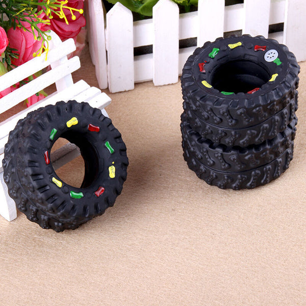 Pet Puppy Chew Squeaker Squeaky Sound Tyre For Dog Toys 1PC Pro Dlqq