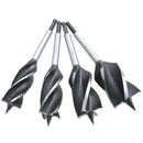 4Pcs Twist Drill Bit Set Wood Fast Cut Auger Carpenter Joiner Tool Drill Bi J6X3