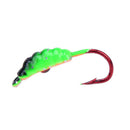 6pcs Winter Ice Fishing Bait 2.2cm/1.4g Mini ice Fishing Lure With Single Ho%!