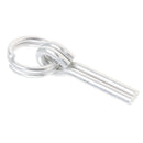 Universal Aluminum Alloy Ring with 2 Pins Camping Tent Pole Awning Repair