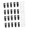 20 Pieces 6.35mm/6.35 Stereo Audio Microphone Female Socket Jack