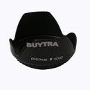 Spiral 58mm Camera Lens Hood for Canon Nikon UV Mirror Universal Black Best&h