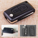 2 Buttons Remote Flip Key Fob Case Shell CE0536 Fit for PEUGEOT 207 307 308