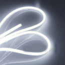 2pcs 60CM LED White Car Daytime Running Lamp Strip Light Flexible Soft Tube sscx
