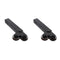 2 Pack Double Wheel Knurling Tool Straight Linear Black Steel Knurl Tool