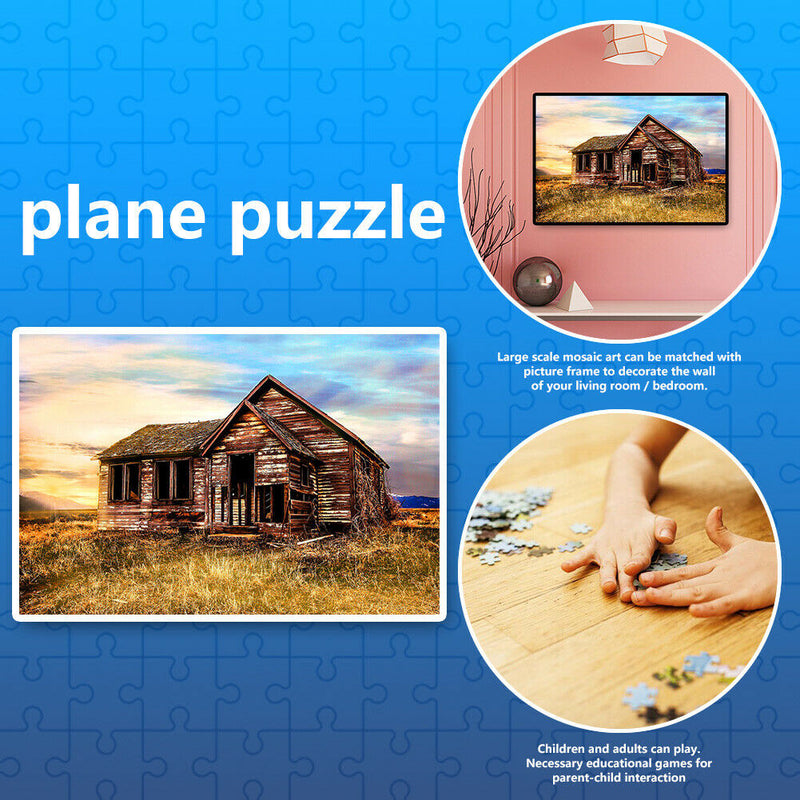 Log Cabin Jigsaw Picture Puzzles 1000pcs Educational Toys for Kids Adults