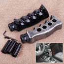 Universal Black Gun Grip Car Manual Gear Shift Knob Lever Handle Hilt Column New