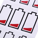 No Electricity Prompt Temporary Tattoos Body Arm Leg Waterproof Tattoo.StickerJR