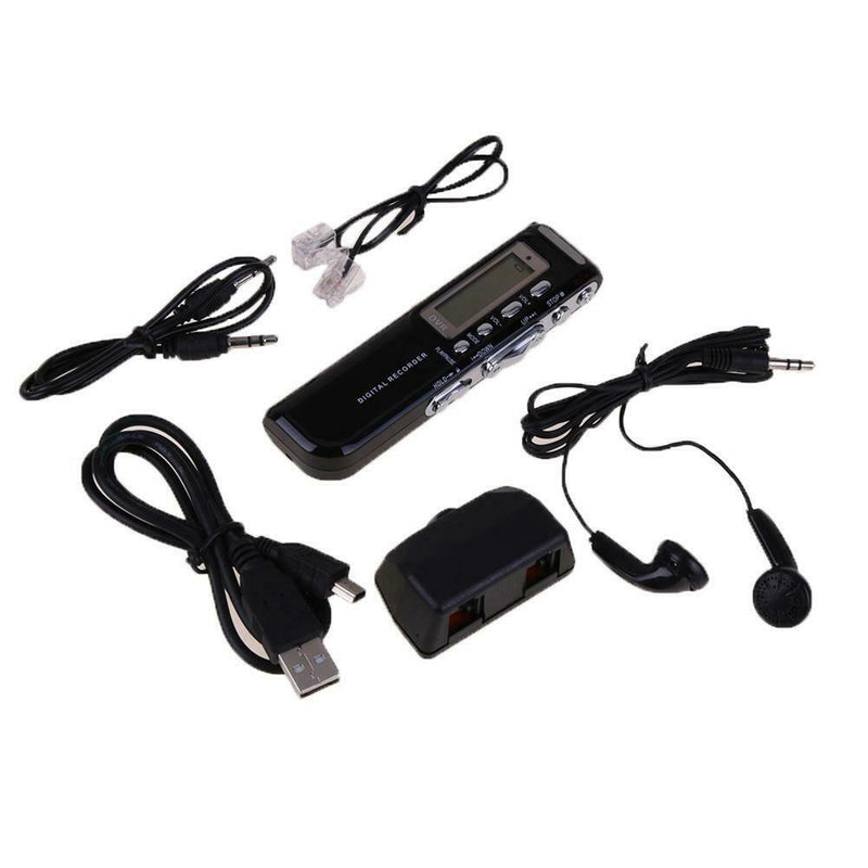1.3" LED Display Digital Audio Voice Recorder 8G USB Dictaphone MP3 Player A