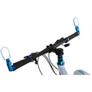 Adjustable rear bar end mirror glass for bicycle handlebar black