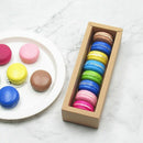 Macaron Transparent Window Box Kraft Paper Drawer Box Baking Biscuit Moon C