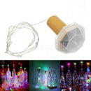 LED Solar Fairy String Lights Wine Bottle Copper Cork Party Wire Lamp Favor S1A6