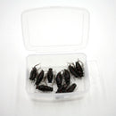 10pcs/Bag Cricket Fishing Lures Black Soft Insect Artificial Bait M&E
