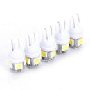 10X T10 5050 5Slj Led Car Light Wedge Lamp Bulbs Super Bright Dc12V OZ
