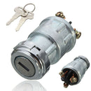 Universal Replacement Ignition Switch Lock Cylinder With 2 Keys For Car Auto&M