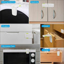 Cabinet Lock Child Protection,4 Child Lock Baby Proof Drawer Lock without T