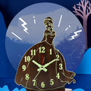 Cartoon Princess Alarm Clock Desk Night Light Wake Up Table Clock Kids Gift
