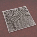 Merry Christmas DIY Scrapbooking Plastic Embossing Template Folder Stencil