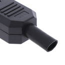 3 Pin IEC 320 C14 Male Plug Rewirable Power Connector Socket AC Panel Socket B&X